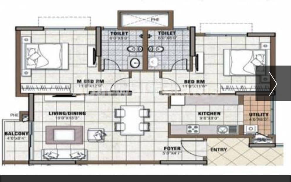 2 BHK Residential Apartment for Sale in Budigere, Bangalore(All) - 3
