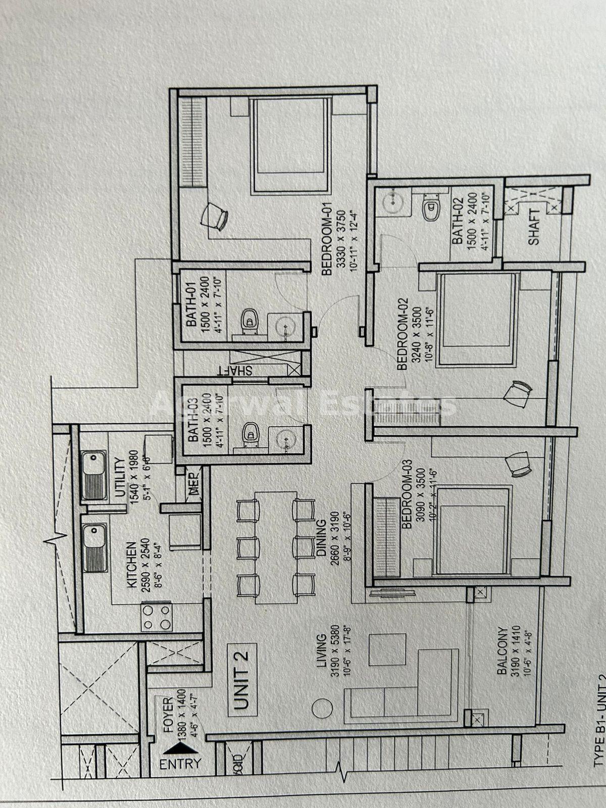 3 BHK Residential Apartment for Sale in Kadubeesanahalli, Bangalore(All) - 2