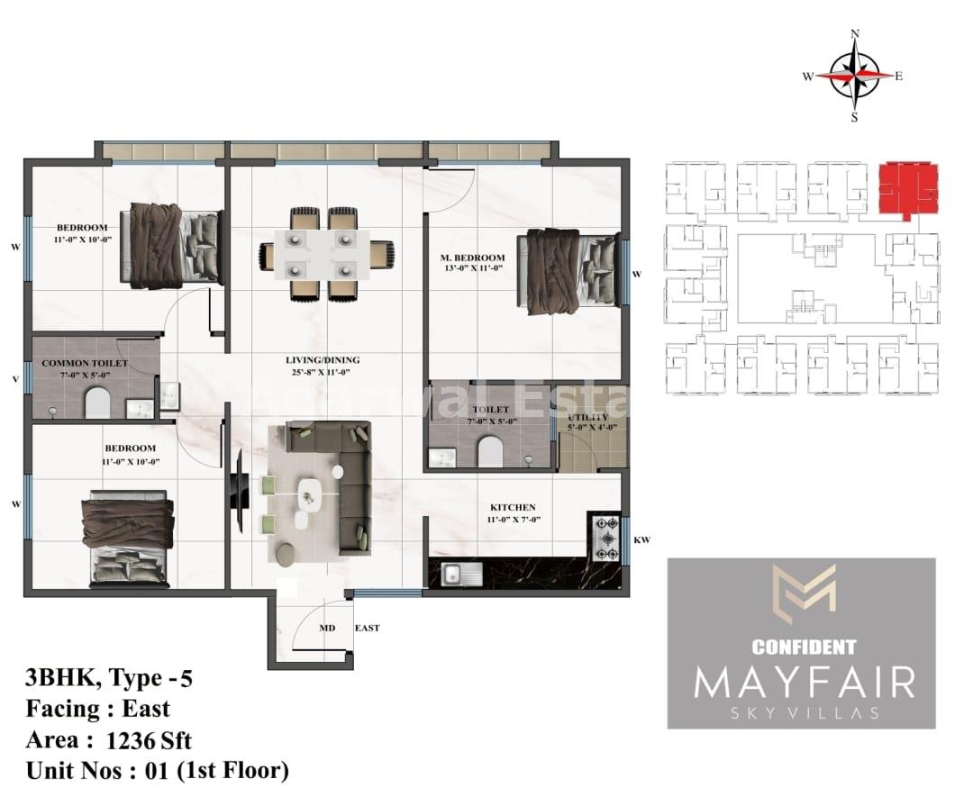 3 BHK Residential Apartment for Sale in Sarjapur Road, Bangalore East - 2