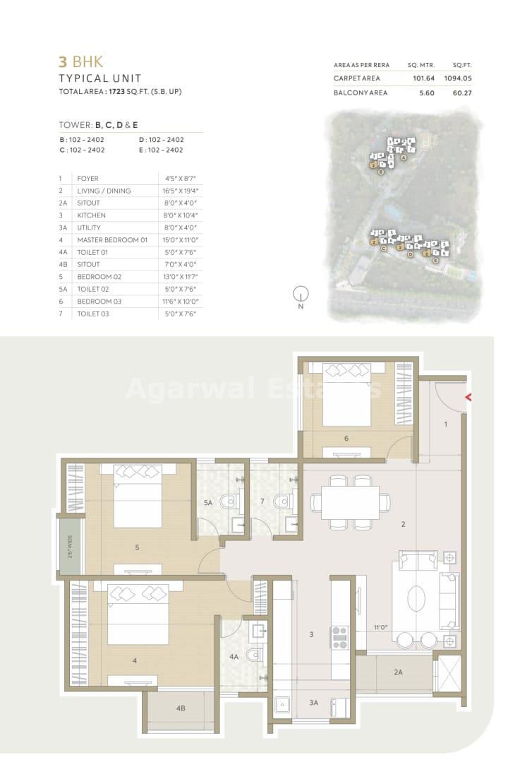 3 BHK Residential Apartment for Sale in Varthur, Bangalore East - 2