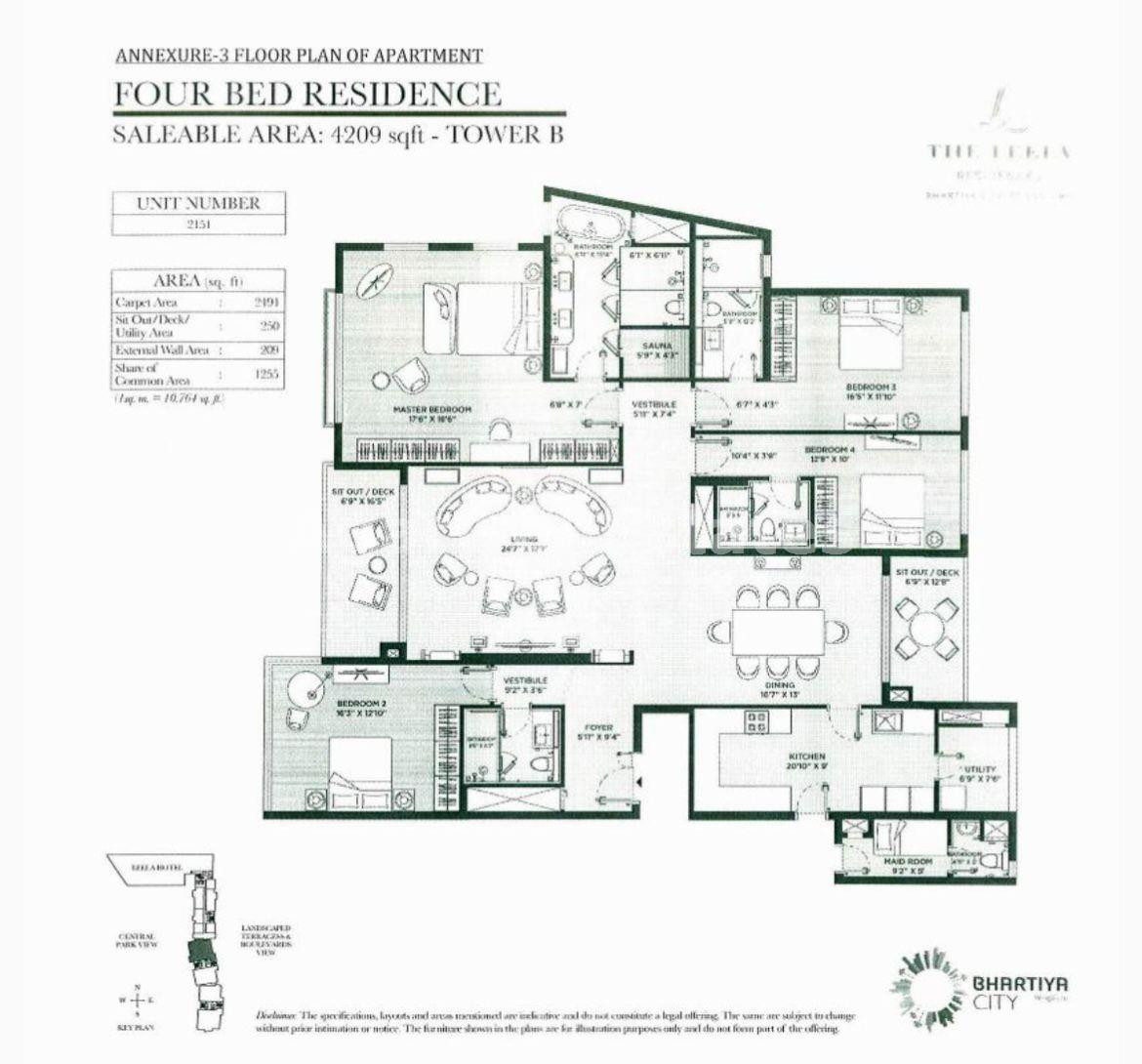 Bhartiya Leela Residences
